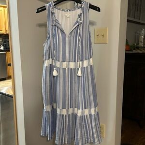 J. Jill blue and white sundress sz large